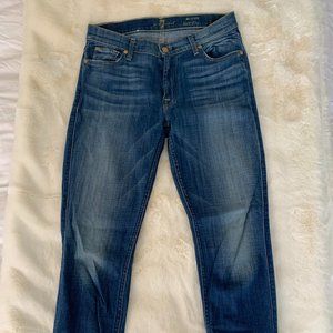 7 For All Mankind "The Ankle" Skinny Size 28